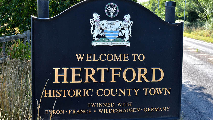 Hertford sign